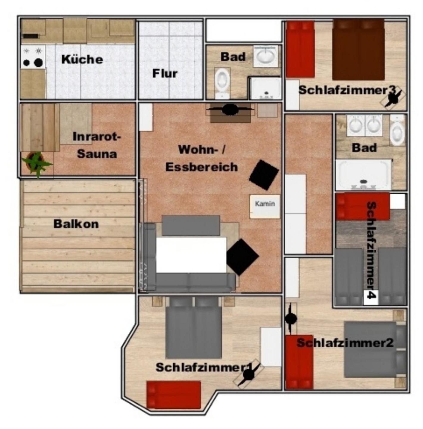 Appartementhaus Zraunig 弗拉塔克 客房 照片